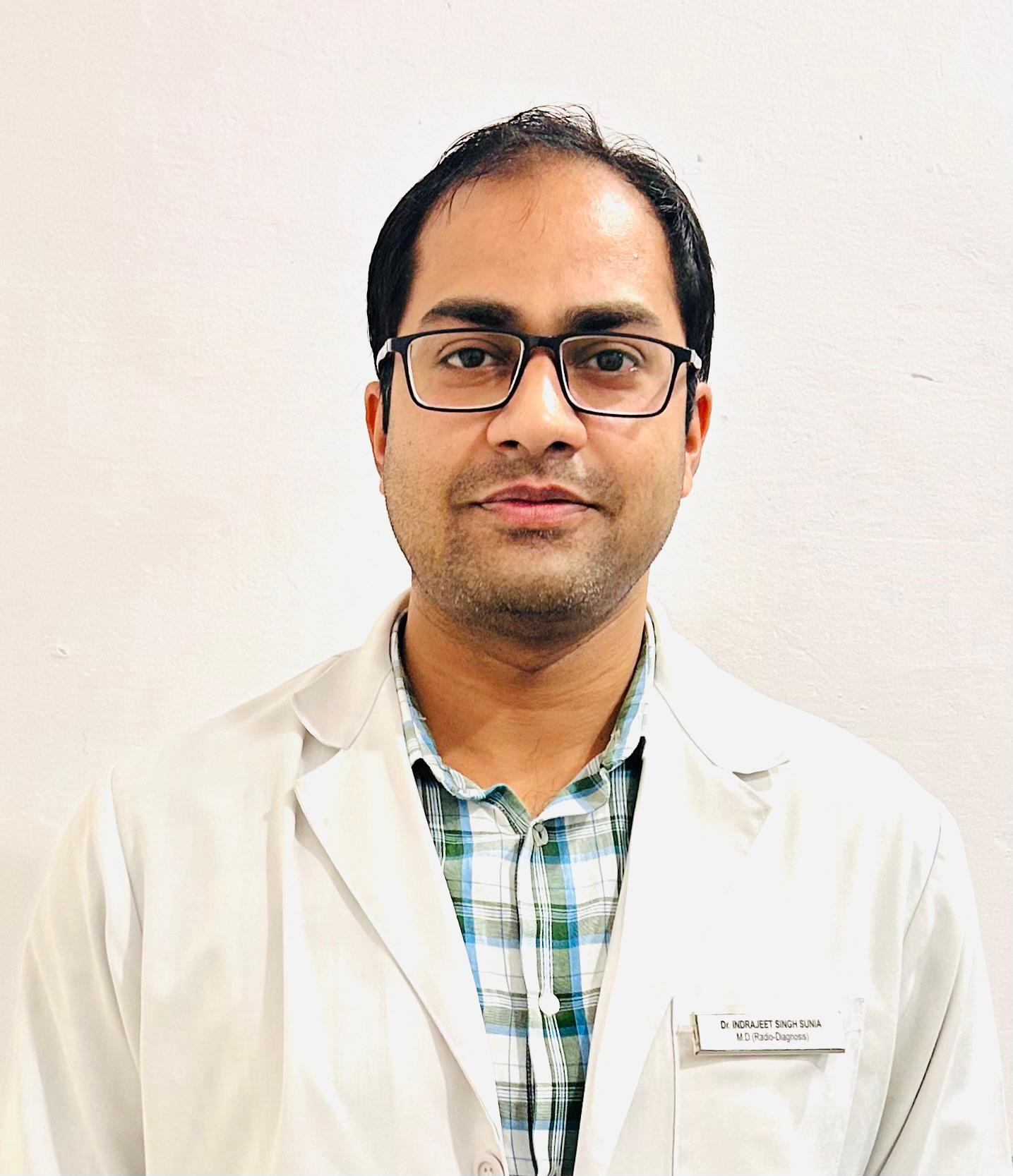 Dr. Indrajeet Singh Sunia — Radiologist at Lakshya Imaging and Diagnostics Chirawa
